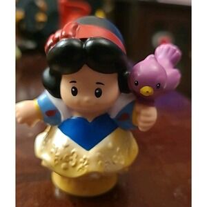 Fisher Price Little People Disney Princess SNOW WHITE Figure Purple Bird 2016